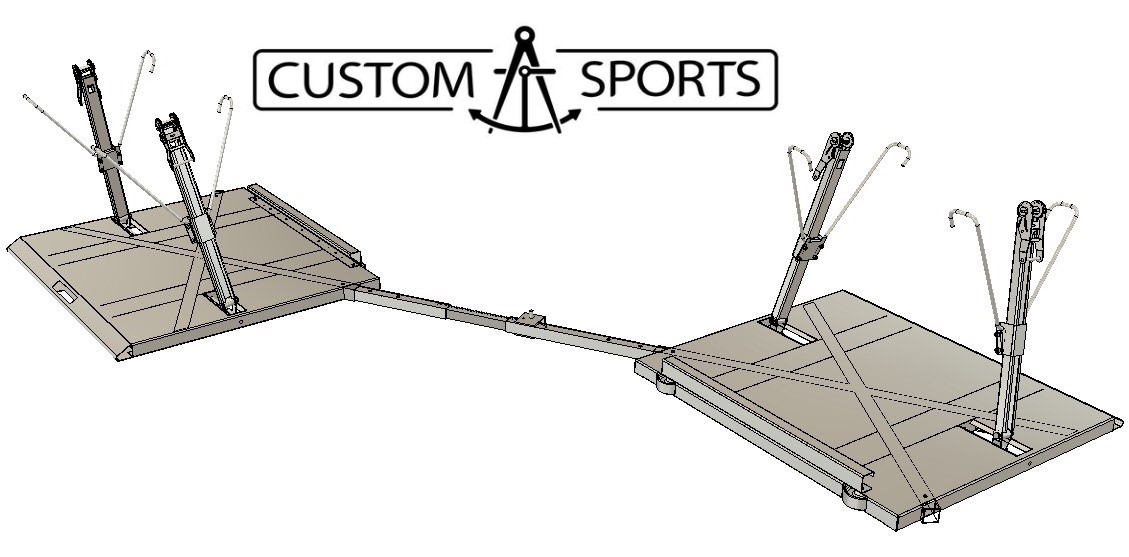 Wheelchair Fencing Frame — complete set, Custom Sports